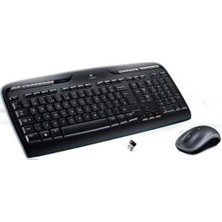 Logıtech MK330 Q Tr mm Kablosuz Klavye Mouse Set Siyah 920-003988