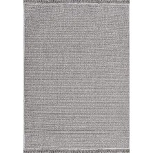Aren Halı Sugano Modern Gri Polyester Kaydırmaz Taban Makine Halısı