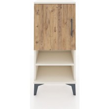 Arges Komodin 3 Raflı Tek Kapaklı 44X30X96 Aytaşı-Çam