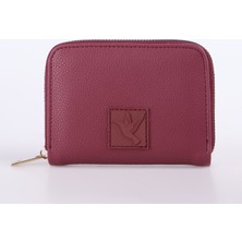 Fabrika Bordo Kadın Cüzdan Strap-Gıa