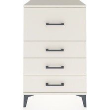 Hyperion Komodin 4 Çekmeceli 60X44X96 Aytaşı-Aytaşı