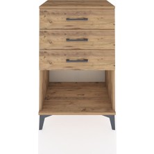 Hyperion Komodin 3 Çekmeceli 60X44X96 Çam-Çam