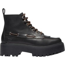 TB0A27YZW021 Timberland Stone Street Mıd Lace Up Boot Kadın Bot ve &amp;ccedil;izme Siyah