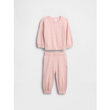 Gap Bebek Toz Pembe Cashsoft Pointelle Outfit Set
