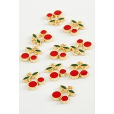 Kiraz Tek Kulplu Mineli Bileklik ve Kolye Ucu Aparatı 1 Adet