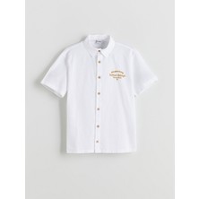 Lc Waikiki Yeni Sezon Keten Karışımlı Erkek Çocuk Gömlek