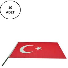 Vatan 30X45 Cml Çitalı Ponje Türk Bayrağı 10 'lu VAT.VT231