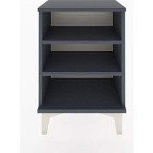 Arges Komodin 2 Raflı 44X30X64 Antrasit-Antrasit