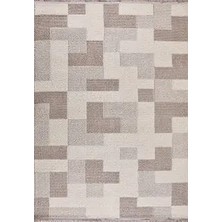 Aren Halı Veniano Modern Kahve Polyester Kaydırmaz Taban Makine Halısı
