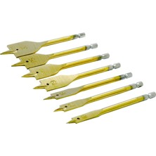 48525 7 Pc Flat Wood Drill Bit Set