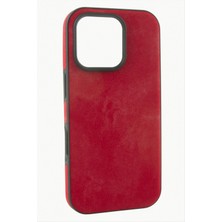 iPhone 16 Pro Nubuk Lüx Velvet Silikon Kılıf