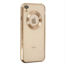 iPhone Xr Lüx Lensli Lazer Silikon Kılıf (Kamera Korumalı)