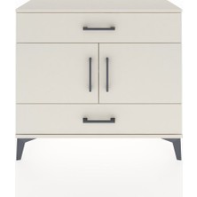 Arges Şifonyer 2 Raflı 2 Çekmeceli 2 Kapaklı 88X30X80 Aytaşı-Aytaşı