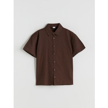 Lc Waikiki Yeni Sezon Keten Karışımlı Erkek Çocuk Gömlek