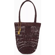 Chloé Raffia Küçük Yazlık Muz Tote Çantası, Şık & Hafif, El Dokuması