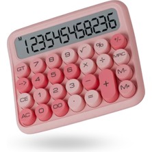 Büro Ev Ofis Hediyesi Için Pembe Hesap Makinesi
