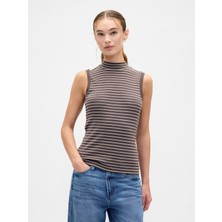 Gap Kadın Kahverengi Dik Yaka Atlet