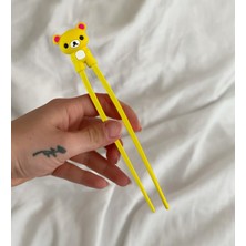 Chopstick ve Chopstick Öğrenme Aparatı Sarı