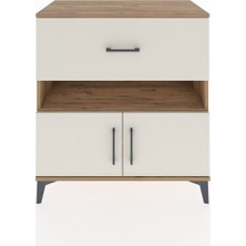 Hyperion Şifonyer 2 Raflı Tek Çekmeceli 2 Kapaklı 88X44X96 Çam-Aytaşı