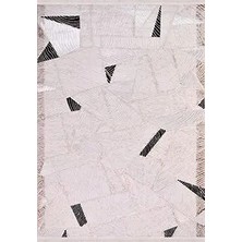 Aren Halı Erice Modern Krem Akrilik Makine Halısı