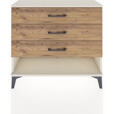 Arges Şifonyer 3 Çekmeceli 88X30X80 Aytaşı-Çam