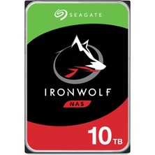 10 Tb Seagate 3.5 Ironwolf Sata3 7200RPM 256MB ST10000VN000 (3 Yıl Resmı Dıst Garantılı)