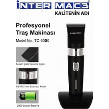 Siyah Profesyonel Saç ve Sakal Kesme Makinesi TC-5000