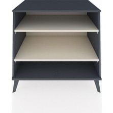Kronos Şifonyer 2 Raflı 88X59X80 Antrasit-Aytaşı