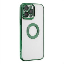 iPhone 12 Pro Lüx Lensli Lazer Silikon Kılıf (Kamera Korumalı)