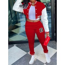 Tiana Kadın Uzun Kollu Hakim Yaka Önden Düğmeli Ceket Pantolon Şardonlu Iki Iplik Ikili Takım