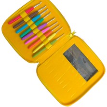 Fermuarlı Yün Tığ Set 2'den 6'ya Kadar 9 Adet( Renk Stok Durumuna Göre)