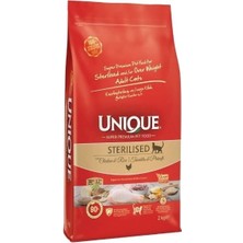 Unique Tavuk Etli Kısırlaştırılmış Yetişkin Kedi Maması 10+2 kg Hediyeli