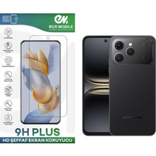 Tecno Spark 40 ile Uyumlu Ekran Koruyucu 9h Esnek Nano Cam Şeffaf