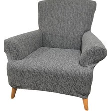 Koltuk Örtüsü Koltuk Kılıfı Streç Lastikli Esnek Yıkanabilir Pamuklu Jakarlı Desen Tekli(Tek Adet)