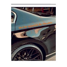 Hızlı Bir Yaşam Gizli Bir Mücadele 60X6 cm Araç Yazı Sticker Traktör Kamyon Araba