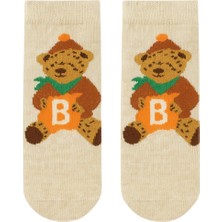 Bear Altı Kaymaz Silikonlu Havlu Çocuk Çorap