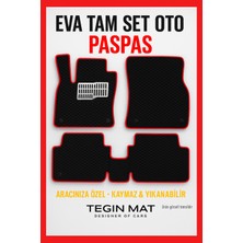 Mazda 3 2009-2013 Aracınıza Özel Eva Paspas Siyah Kırmızı | Kaymaz ve Yıkanabilir Oto Paspas