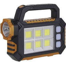 Powermaster HS-8029-7-B 3 Modlu 6 Cob Ledli Taşınabilir Solar Lamba