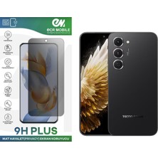 Tecno Spark 40 Pro ile Uyumlu Ekran Koruyucu 9h Esnek Nano Kırılmayan Mat Hayalet(Privacy)