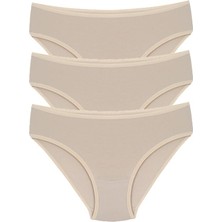 Modaserdem  Kız Çocuk 3'lü Sütlü Kahve Külot