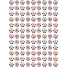 Yılbaşı Mutlu Yıllar&iyi Seneler Sticker Seti, Yeni Yıl Hediye Paketleme Etiketi, 108 Adet, 33X33 mm