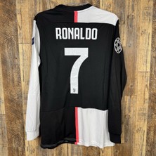 Ronaldo 7 Juve Nostalji Uzun Kol Forması