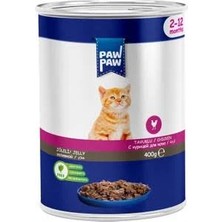 Paw Paw Tavuklu Yavru Kedi Konservesi 400GR.X4ADET
