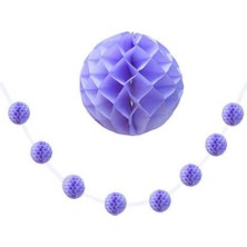 Süs Ponpon Petek Lila Pk:8