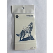 Bozkurt 11X8 cm Yarı Kalıcı Geçici Dövme Yapıştırma Dövme