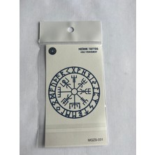 Mitokojik 11X8 cm Yarı Kalıcı Geçici Dövme Yapıştırma Dövme