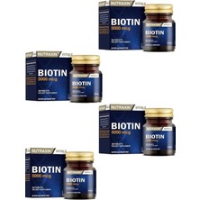 Vitals Biotin 5000 Mcg 30 Tablet X4 Adet