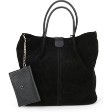 Ziya, Kadın Hakiki Deri Omuz ve El Çantası 153979Z5010 Siyah