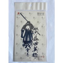 Savaşçı 18X11 cm Yarı Kalıcı Hayalet Geçici Dövme Yapıştırma Dövme