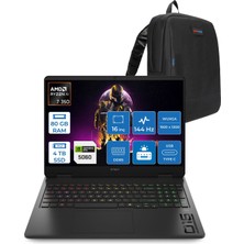 Hp Omen Amd Ryzen Aı 7 350 80GB Ddr5 4tb SSD 8GB/RTX5060 16" Wuxga 144Hz IPS 300NIT Freedos Taşınabilir Bilgisayar 16AP0010NTF28 + Zettaçanta